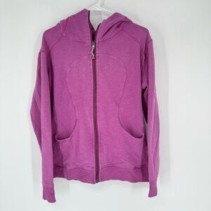 Lululemon "On the Daily" Full Zip Hoodie Heathered Ultra Violet
